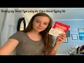 Finding my Blood Type using the Eldon Blood Typing Kit