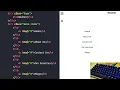 ASMR Programming HTML CSS Navbar - No Talking