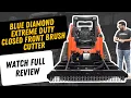 Blue Diamond Brush Cutter Skid Steer Demo Extreme Duty Closed Front Land Clearing