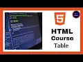 Making Table in HTML and also using inline CSS HTML part-5 HTML in VS code