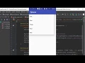 How to Display Spinner in Android Studio