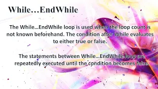 Chapter 4 Loops and Graphics in small Basics