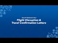 How to Retrieve Your Flight Disruption \u0026 Travel Confirmation Letter?