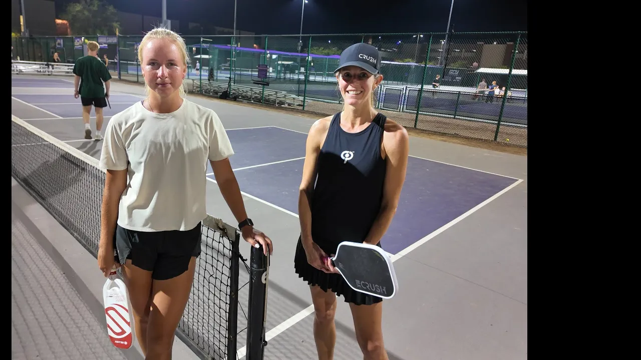 Pickleball Evolved: Pro Melissa Ferger Tries a Custom Match #pickleball #pickleballhighlight