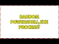 Download Lagu Random powershell.exe process?