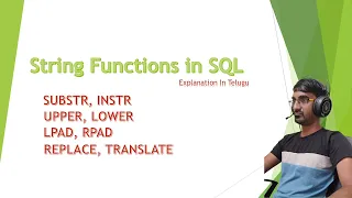 Introduction to String Functions in SQL SQL Tutorial in Telugu