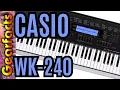 Casio WK-240 Making samples making connections making sound