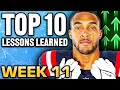 Top 10 Takeaways You NEED to Know BEFORE Week 11 (Rookie Report)