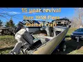 15 year revival on a rare 1958 Fleet-Feather Craft boat