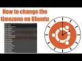Setting your local timezone in Ubuntu using the terminal