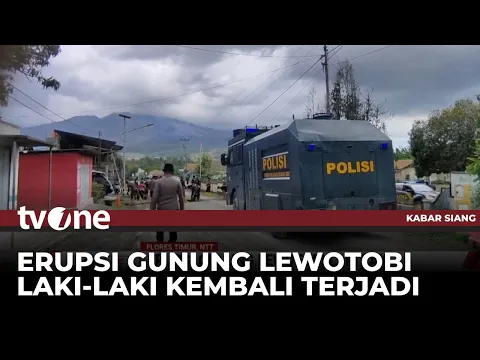 Gunung Lewotobi kembali Erupsi Pagi Tadi