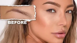 5 min natural looking bushy brow tutorial dilan sabah