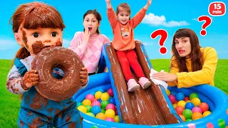 Parktaki Kirli Kaydırak! | Ayşe, Defne ve Ümit Macerası