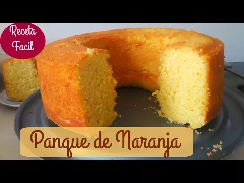 Download MP3 CÓMO HACER PANQUE  🥐  DE LECHE CONDENSADA NARANJA 🍊 O BISCOCHO  ESPONJOSO DE NARANJA FACIL Y RICO