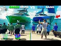 Download Lagu Franklin Blue Gang Vs Shinchan Green Gang In A Luxury Ship Challenge In GTA 5!