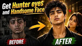 GET HUNTER EYES & HANDSOME FACE | Handsome kaise bane tips | Attractive eye
