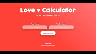 How to Build a Love Calculator in Python