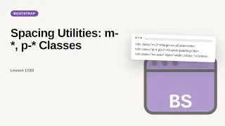 Spacing Utilities m- p- Classes Bootstrap Tutorial for Beginners