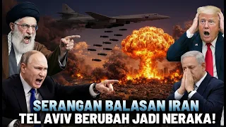 BARU SAJA TERJADI! IRAN NGAMUK KE ISRAEL! IBU KOTA TEL AVIV BERANTAKAN AKIBAT SERANGAN MENDADAK IRAN