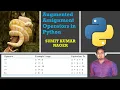 Augmented Assignment Operator in Python - Python for Beginners