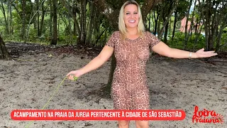 acampamento na praia da jureia pertencente cidade de s o sebasti o 