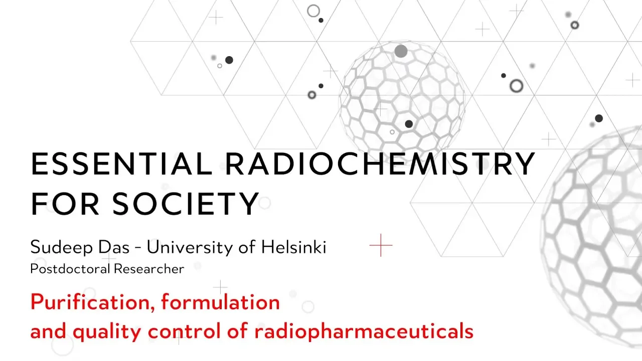 Purification, formulation and quality control of radiopharmaceuticals  (Sudeep Das)