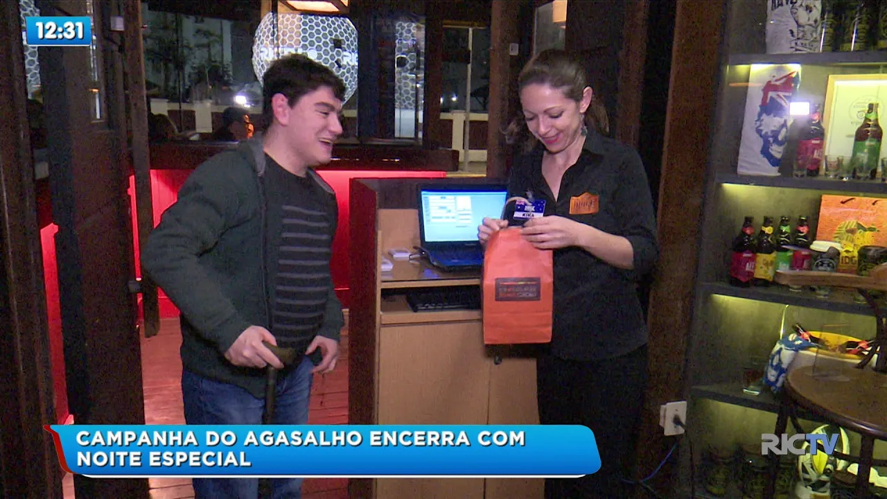 Campanha do Agasalho encerra com noite especial em Jonville