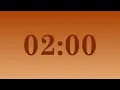 2-Minute Countdown Timer Fire Brown Sugar Reddish Brown