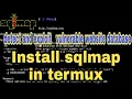 Installing Sqlmap In Termux