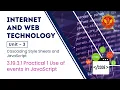 3 19 3 1 Practical 1 Use of events in JavaScript CS504 A