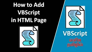 Adding VBScript Code to an HTML Page Tamil Script tag