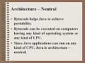 Lecture 03 Introduction to Java Programming Features of Java