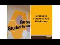 Adelphi University 25-26 Financial Aid Tutorial for Graduate Students