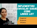 Implementation Of Circular Queue Using Linked List Data Structure