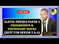 001 - ALEVEL PHYSICS PAPER 2 PROGRESSIVE AND STATIONARY WAVES PHYSICAL OPTICS
