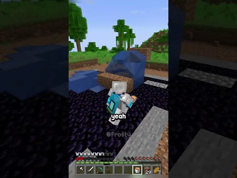 Minecraft, But Every Block I Break Gets Bigger… #shorts