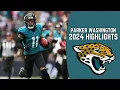 Parker Washington EVERY TARGET of 2024🔥| NFL Highlights