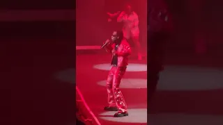 burna boy entrance performance in atlanta usa