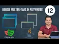 How To Handle Multiple Windows In Playwright Handle Multiple Tabs java Playwright Java Tutorial