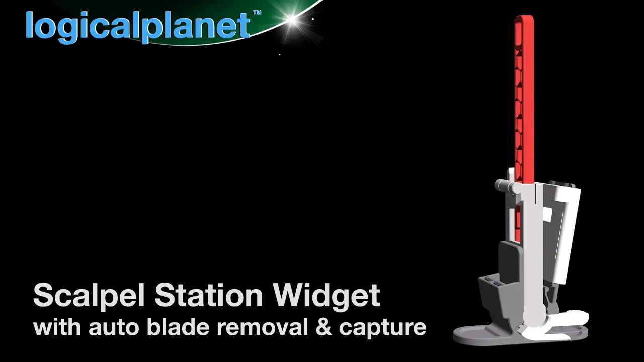 Scalpel Station Widget - with Auto Blade Removal and Capture