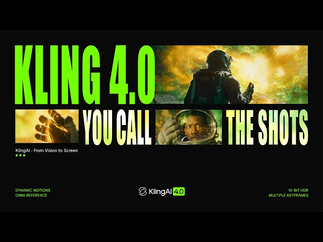 Meet KLING 4.0 | You Call the Shots