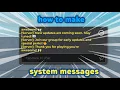 How To Make System Message Studio Lite 2025