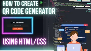 ASMR Coding Create a QR Code Generator with HTML CSS Free Source Code