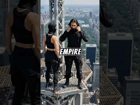 Jesus Is Climbing to the top of Empire State Building with his Girlfriend! #daredevil #jesus #climb