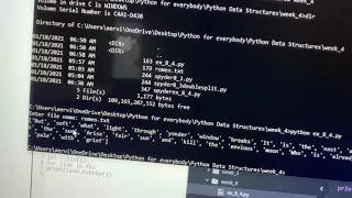 Python for everybody data structures assignment 8 4