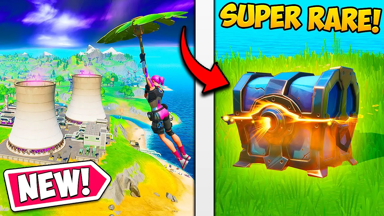 *NEW* MAP + SUPER RARE CHESTS!! - Fortnite Funny Fails and WTF Moments! #710
