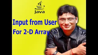 Getting input from user in Two Dimensional Array in Java Programming 2-d Array in java Array