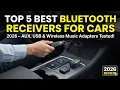 Top 5 Best Bluetooth Receivers for Cars 2026 - Aux Bluetooth Adapter for Car
