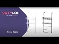 Assembly instruction-SWTYMIKI 5-Tier Over Door Towel Rack for Bathroom-ZWJ205 ASIN B0DNJH8J9D