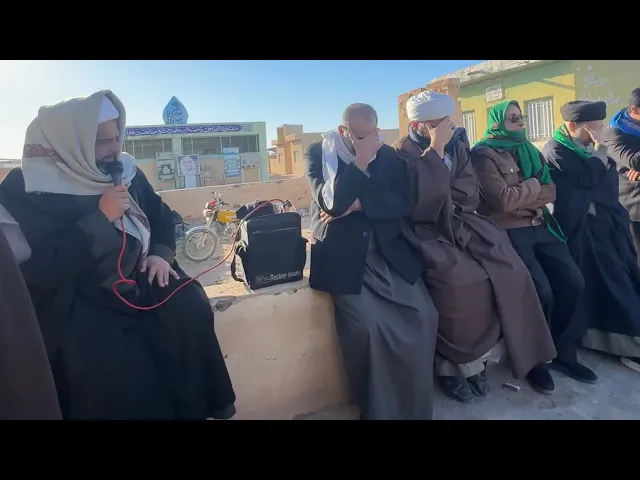 ⁣نعي الشيخ عبد الله الدجيلي أثناء دفن السيد محمد باقر نجل آية الله السيد محمد رضا الخرسان